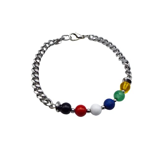 Cynthia Lynn "THE GREATEST GIFT" Unisex Men's and Women's Christian Gospel Story Stainless Steel Gemstone Bracelet
