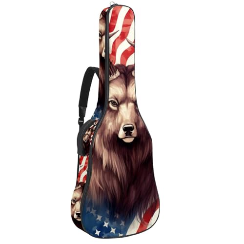 Sac étanche pour guitare acoustique 40-42 pouces avec imprimé drapeau