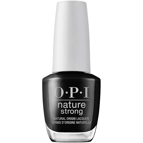 OPI Nature Strong Nail Polish Quick Dry Vegan Nail Varnish with Long-Lasting Results, Made with Natural Ingredients, Onyx Skies 15ml