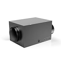 AC Infinity Inline-Filterbox, 200mm, mit hocheffizientem Filter, HVAC-Filter-Set, passend für 200mm Inline-Kanalventilatoren für Frischlufteinlass und Belüftung