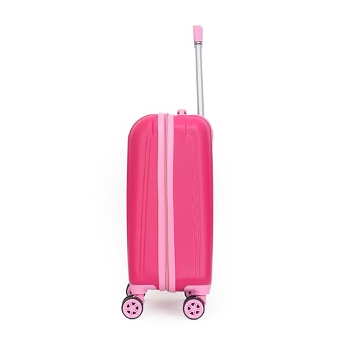 Mala Infantil Escolar/Viagem Com Giro 360º Skeet Resistente Pink