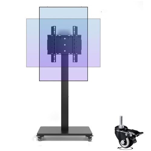Soporte universal móvil para TV con ruedas, 32-65 pulgs miniatura 1
