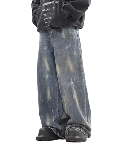 Y2k Hip Hop Pants Vintage Baggy Jeans Men Skater Streetwear Jeans Aesthetic Oversized Pants