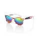 American USA Flag Retro 80's Sunglasses Classic America Patriotic Classic Sunglasses Eyewear by Shaderz Multi Color