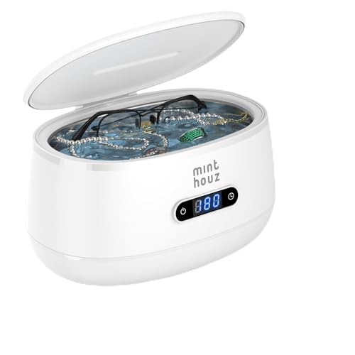 Minthouz Ultrasonic Jewelry Cleaner Machine with 5 Cleaning Modes, 600ML - image 1