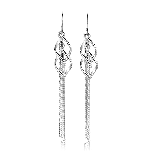 Boucles d'oreilles de mariée suspendues pour sublimer votre robe de soirée
