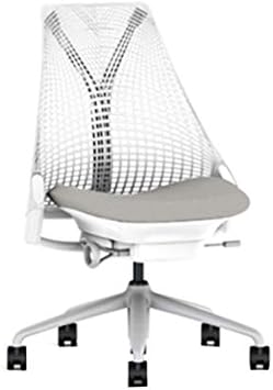 Herman Miller AS1YA22NAN265BB981H09 Sail Chair, Office Chair, Armless, White, No Forward Tilt BB Caster