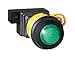 IDEC - EU2B-YL1126FDG - LED Panel Mount Indicator, Green, 120 VAC, 30 mm, IP20