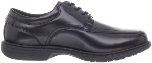 Nunn Bush Men's Bartole Street Bicycle Toe Oxford Lace Up with KORE Slip Resistant Comfort Technology, Black, 12 | Image 5