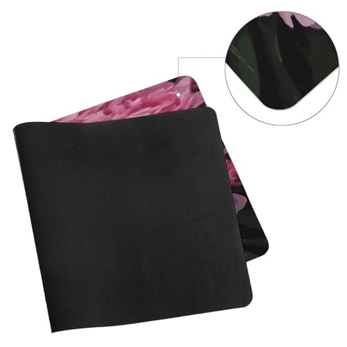Pink Peony Desk Pad Large Office Desk Mat 30x60 cm miniatura 7