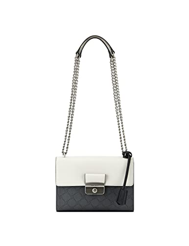 NINE WEST Thatcher Mini avec rabat convertible chic couleur Onyx Logomilk