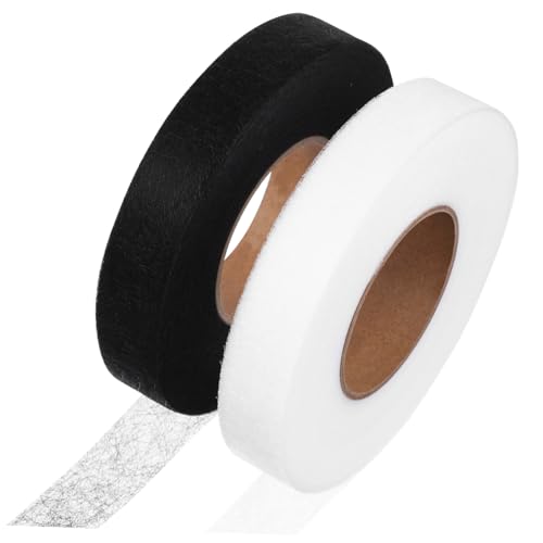 DECORNIJIA Doppelseitiges Saumband Schwarz Weiß