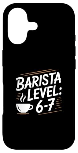 �o���X�^ ���x�� BARISTA LEVEL 6 7 �R�[�q�[ �J�t�F ���[���A �X�}�z�P�[�X iPhone 17 �p