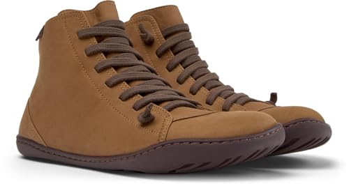 Camper Para Mujer. K400509-026 Zapatillas De Piel Peu Cami MarróN (39), Plano, Cordones, Casual - 5