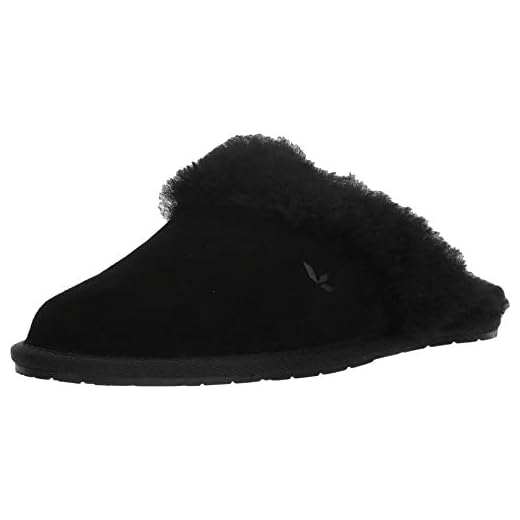 Koolaburra by UGG Women's Milo Slipper, Black/Black/Black, 8