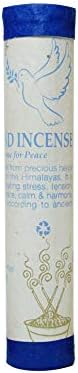 Tibetan Incense Sticks | Hand Rolled Scented Stick Made from Himalayan Pure Herbal Remedies. Aromatherapy Incense Sticks for Best Wishes, Yoga, Zen Meditation - Small Pack. (Peace of Mind)