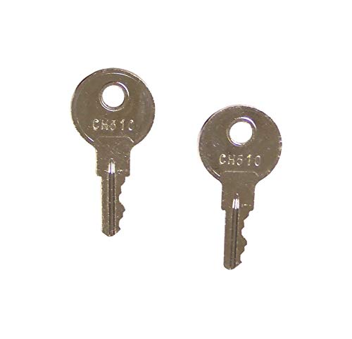 Professional Parts Warehouse 2 Keys Only of Cut Key Code CH510 for Locks with CH510 Key Code
