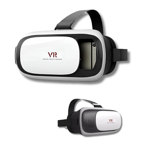 Zepplay VR Headset Compatible with iPhone & Android | 3D Virtual Reality Glasses with Adjustable...