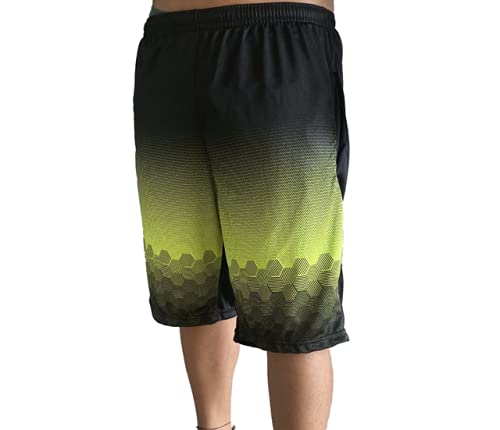 Kit 04 Shorts Poliester Masculino Plus Size Tamanho Especial G1