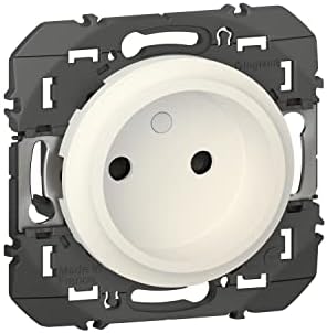 Legrand 095214 2P Steckdose mit Dooxie Well 16 A weißes Finish, Blisterverpackung