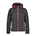 Produktbild ICEPEAK Softshelljacke Herren mit Kapuze Biggs, Farbe:grau-orange, Größe:56