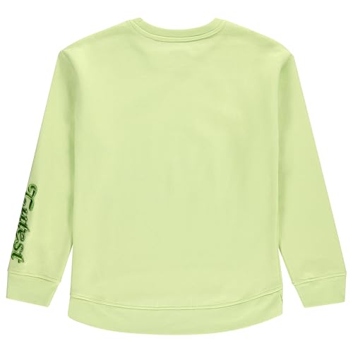 Image of STAR WARS Girls Baby Yoda Crewneck Sweatshirt and Shorts Clothing Set- Little and Big Girl Sizes 4-16