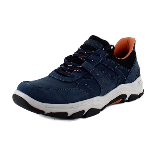 Rockport Men's Rhett Casual Lace-Up Shoes, Dark Blue, Size 11.5