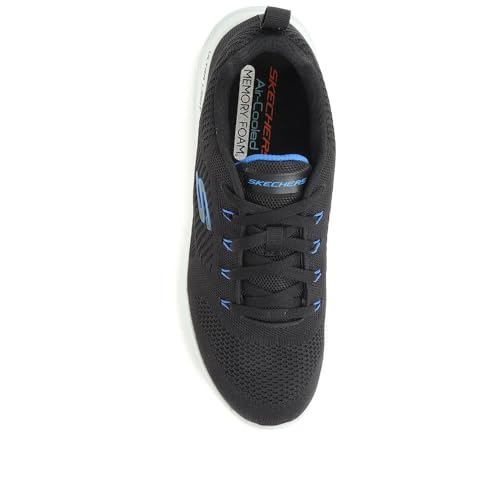 Image of Skechers Men Bounder Rinstet Sneakers Black /Blue, 6 UK