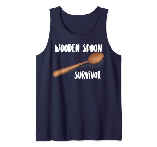 Cuchara de madera fresca Survivor | Divertido regalo para fanáticos de la vieja escuela Camiseta sin Mangas
