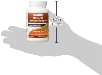 Best Naturals Fast Acting Lactase Enzyme Tablet, 3000 Fcc Alu, 180 Count (859375002900) - Image 8