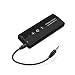 Bluetooth 5.0 Audio Transmitter Receiver, Goojodoq 3 in 1 Portable Bluetooth Adapter, Built-in 300mAh Battery Transmitter and Receiver for PC TV, Wired Speaker and Headphones, Car Stereo Sound System