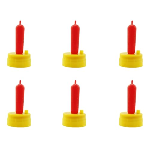 YTgilo 6PCS Small Animal Milk Bottle Sippy Nipple Lamb Feeder 2.28x1.18 inch Soft Rubber Nipple Sprite Coke Bottle Screw Cap for Orphaned Lamb Kitten Puppy Foal Calf