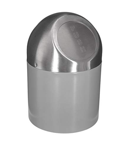 Push-Pull-Abfalleimer aus Edelstahl Cover