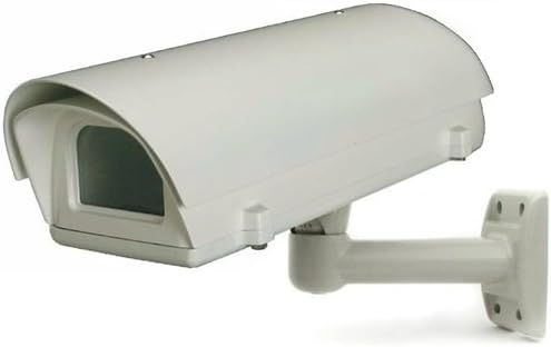 Outdoor Aluminum Beige Side Open Cable Management housing flip Open Type with Heater & Blower 24VAC. with Cable Management Bracket
