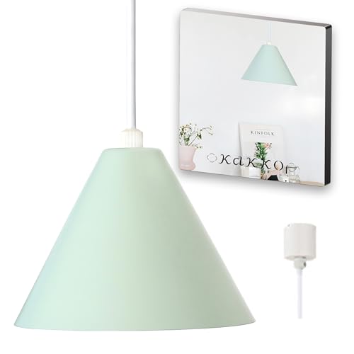 NISSHO aina ペンダントライト kolmio コルミオ 天井照明 おしゃれ 照明器具 キッチン 玄関 寝室 トイレ 廊下 ダクト・ライトグリーン A75-022(LGR)