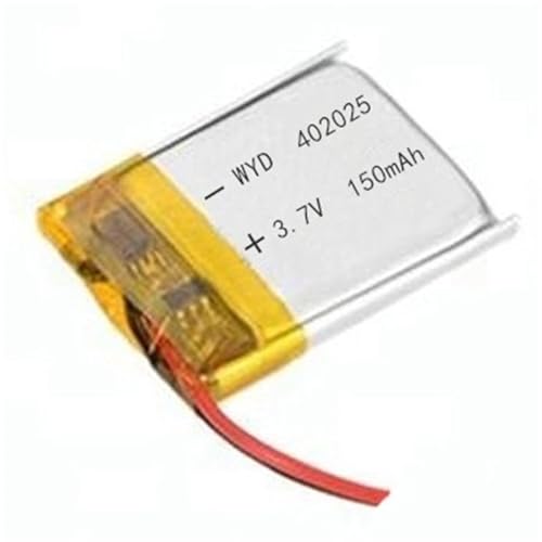 Batería 402025 150 mAh 3,7 V de polímero recargable para auriculares