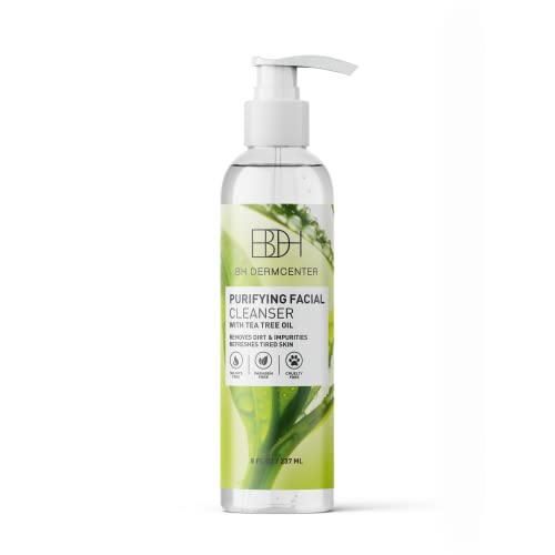 Bh Dermcenter Purifying Facial Cleansing Gel, 8 Fl. Oz – Gentle Cleanser To Clear Pores On Oily, Dry & Sensitive Skin #TOP5