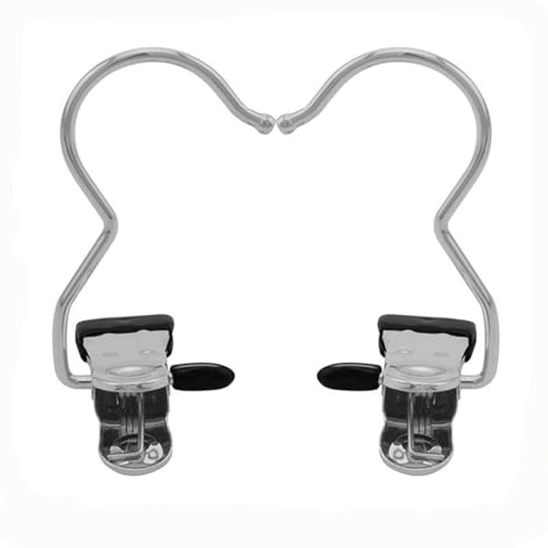 Cabilock 10pcs Metal Hanger Hook Coat Hangers Clothes Hanger Hook Hanger Accessories Clip Snap Hook