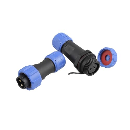 Conector de Aviación SP13 2 Pines Waterproof IP68 miniatura 5