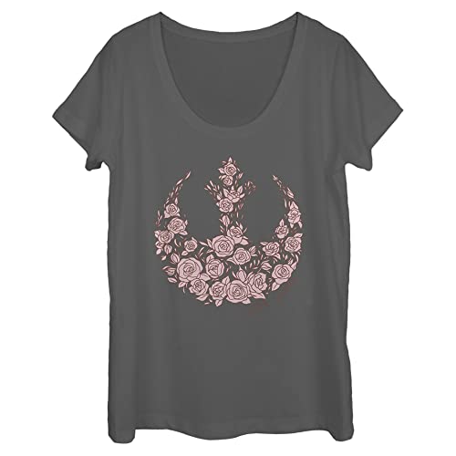 T-shirt Star Wars Rebel rose femme fini les hauts de geek mal coupés