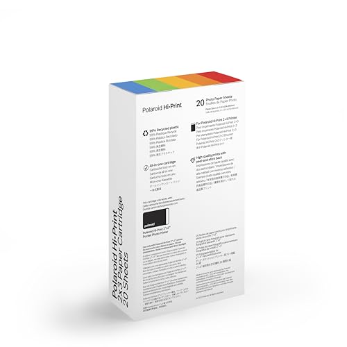 Polaroid HiPrint Paper - 2x3 Paper Cardridge (20 Sheets) - Image 3