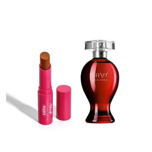 Combo Colonia feminina Crazy feelings + Balm Caramelo niina Secrets Original