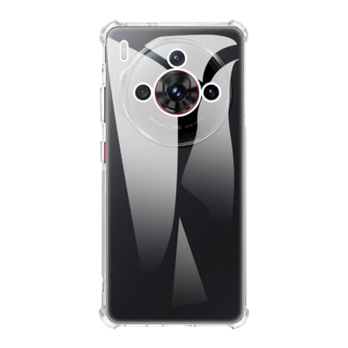 Shantime �\�t�g�P�[�X ZTE Nubia Z60S Pro 5G �Ƃ̌݊������� �X���� �Ռ��z�� ���h�~ �_��f�� �O���b�v���₷���J�o�[(�N���A)