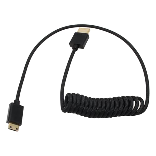 HangTon Mini HDMI zu HDMI 4K 8K 60p Kabel für Sony Nikon Canon Kamera ATOMOS Ninja V SmallHD Feelworld Portkeys Monitor, Typ A C 50cm