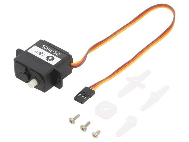 Moteur servomécanisme 4,8-6VDC précis et compact SER0050