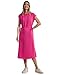 Street One Damen Midi-Kleid mit U-Boot-Ausschnitt