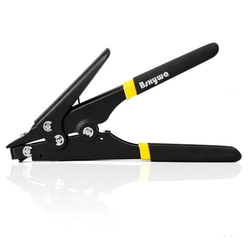 Cable Tie Gun, Zip Tie Tool and Tensioning and Cutting Tool for Plastic or Nylon Cable Tie, Design with Ergonomic Grip