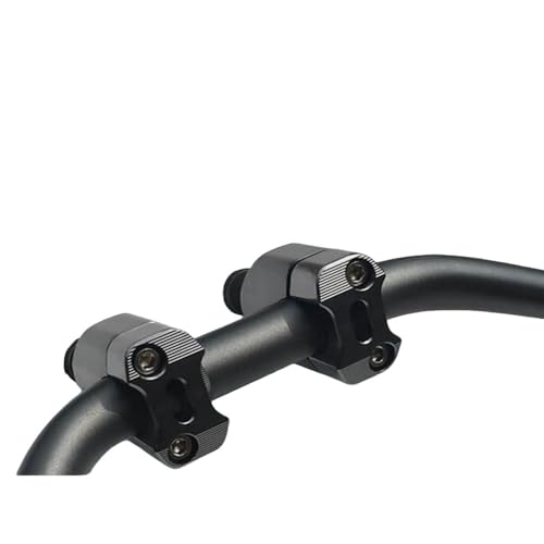 Abrazaderas de aluminio 28 mm para manillar de motocicleta 4
