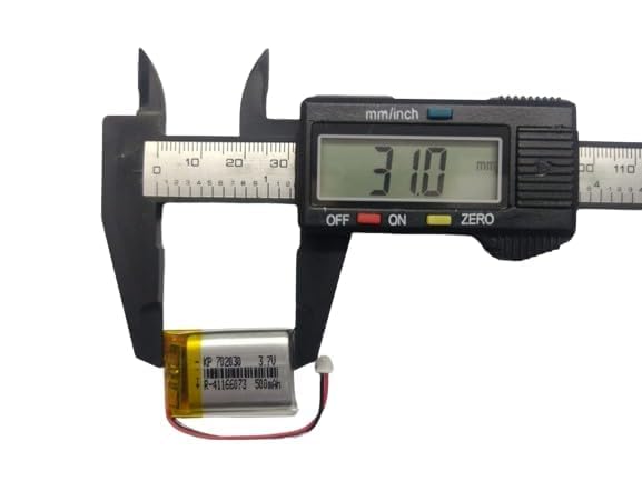 Image of KP 702030 3.7V 500mAh Rechargeable Battery with Connector for Drone, Toys, Gaming, Robotics bluetoorh Headset, Bluetooth Speaker 500 mAh
