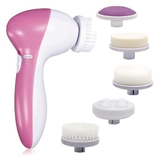 Massageador Facial Elétrico Rotativo 6 em 1 Limpeza Profunda